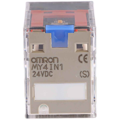 Omron Plug In Power Relay, 24V dc Coil, 5A Switching Current, 4PDT