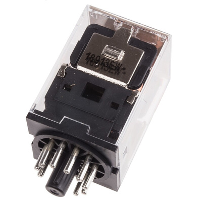 Omron Plug In Power Relay, 48V dc Coil, 10A Switching Current, 3PDT