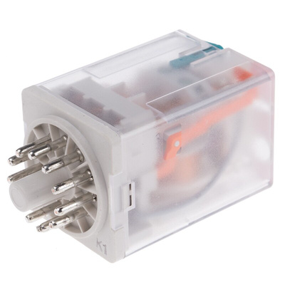 Relpol Plug In Power Relay, 12V dc Coil, 10A Switching Current, 3PDT