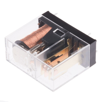 Omron PCB Mount Power Relay, 12V dc Coil, 10A Switching Current, SPDT