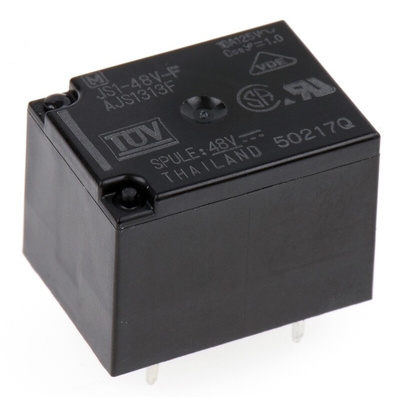 Panasonic PCB Mount Non-Latching Relay, 48V dc Coil, 5A Switching Current, SPDT