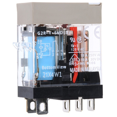 Omron Plug In Power Relay, SPDT