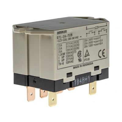 Omron Plug In Power Relay, DPST