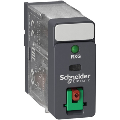 Schneider Electric Plug In Power Relay, 230V ac Coil, 5A Switching Current, DPDT