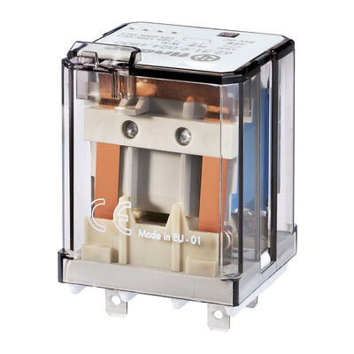 Finder Plug In Power Relay, 24V dc Coil, SPST