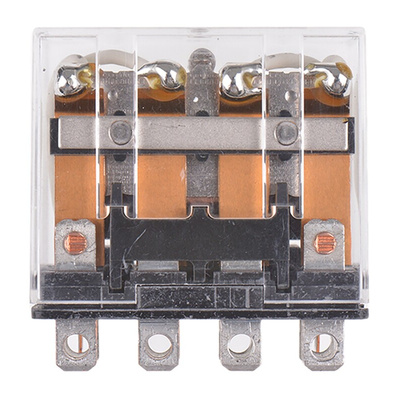 Omron Plug In Power Relay, 24V ac Coil, 10A Switching Current, 4PDT