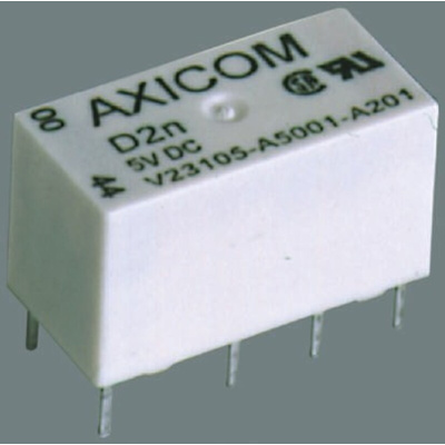 TE Connectivity PCB Mount Power Relay, 48V dc Coil, 3A Switching Current, DPDT