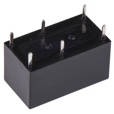 Omron PCB Mount Power Relay, 5V dc Coil, 5A Switching Current, DPST