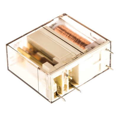 TE Connectivity PCB Mount Non-Latching Relay, 12V dc Coil, 12A Switching Current, SPDT