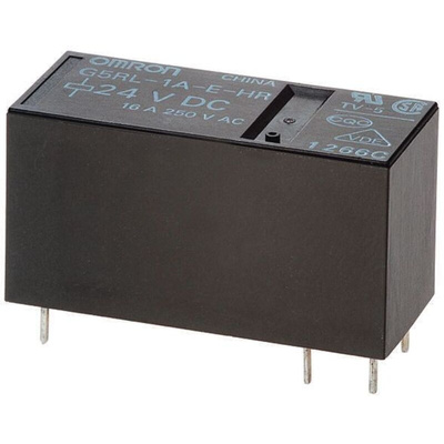 Omron PCB Mount Power Relay, 12V dc Coil, 16A Switching Current, SPDT