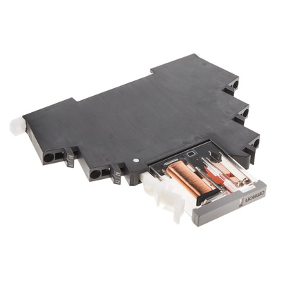 Omron DIN Rail Power Relay, 110V ac Coil, 6A Switching Current, SPDT