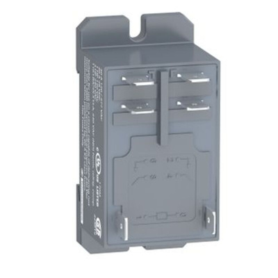 Schneider Electric DIN Rail Power Relay, 12V dc Coil, 30A Switching Current, DPST