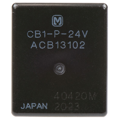 Panasonic PCB Mount Automotive Relay, 24V dc Coil, 20A Switching Current, SPDT