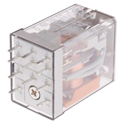 Finder PCB Mount Power Relay, 230V ac Coil, 10A Switching Current, 3PDT