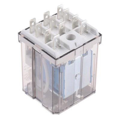 Finder Plug In Power Relay, 12V dc Coil, 16A Switching Current, 3PDT