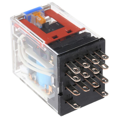 Omron Plug In Power Relay, 48V dc Coil, 5A Switching Current, 4PDT