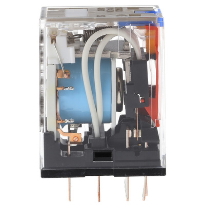 Omron Plug In Power Relay, 48V dc Coil, 5A Switching Current, 4PDT