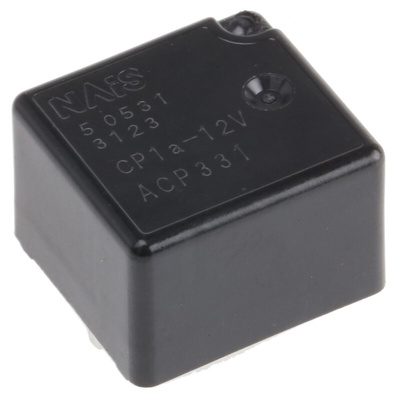 Panasonic PCB Mount Automotive Relay, 12V dc Coil, 25A Switching Current, SPST