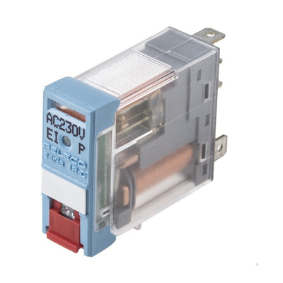Releco PCB Mount Power Relay, 230V ac Coil, 6A Switching Current, SPDT