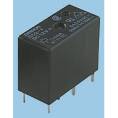 Omron PCB Mount Power Relay, 24V dc Coil, 10A Switching Current, SPST