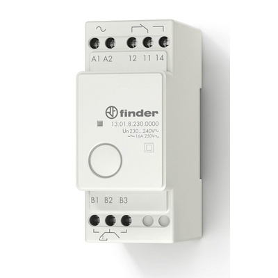 Finder DIN Rail Power Relay, 24V ac/dc Coil, 16A Switching Current, SPDT