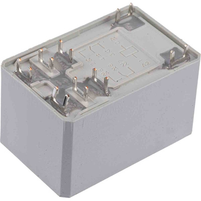 Finder PCB Mount Power Relay, 24V dc Coil, 30A Switching Current, DPDT