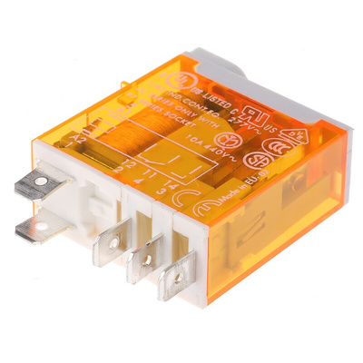Finder Plug In Power Relay, 48V ac Coil, 25A Switching Current, SPDT
