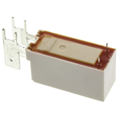 TE Connectivity PCB Mount Power Relay, 24V dc Coil, 16A Switching Current, SPST
