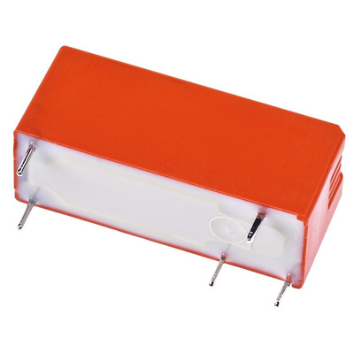 TE Connectivity PCB Mount Power Relay, 12V dc Coil, 8A Switching Current, SPDT