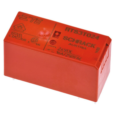 TE Connectivity SPNO PCB Mount Non-Latching Relay, 24V dc Coil 16 A