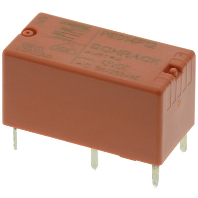 TE Connectivity PCB Mount Latching Power Relay, 12V dc Coil, 5A Switching Current, SPDT