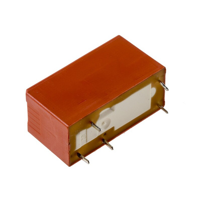 TE Connectivity PCB Mount Power Relay, 12V dc Coil, 10A Switching Current, SPDT