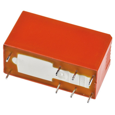 TE Connectivity PCB Mount Power Relay, 12V dc Coil, 16A Switching Current, SPDT