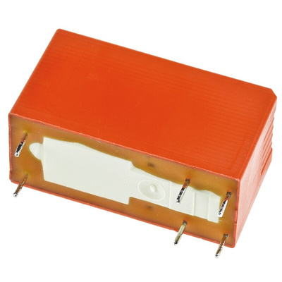 TE Connectivity PCB Mount Power Relay, 12V dc Coil, 16A Switching Current, SPST