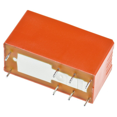 TE Connectivity PCB Mount Power Relay, 48V dc Coil, 8A Switching Current, DPDT