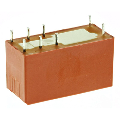 TE Connectivity PCB Mount Power Relay, 48V ac Coil, 8A Switching Current, DPDT