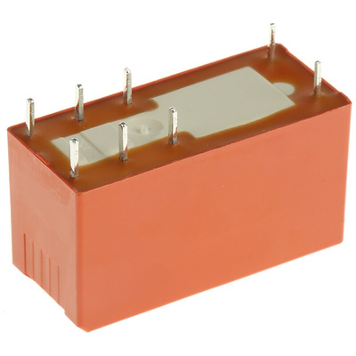 TE Connectivity PCB Mount Power Relay, 115V ac Coil, 8A Switching Current, DPDT