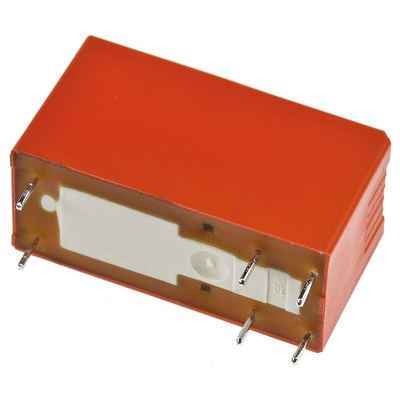 TE Connectivity PCB Mount Power Relay, 24V dc Coil, 8A Switching Current, DPST