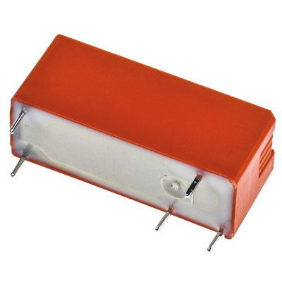 TE Connectivity PCB Mount Power Relay, 24V dc Coil, 8A Switching Current, SPDT