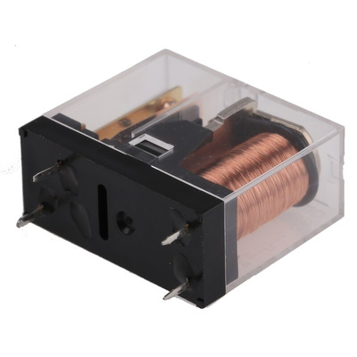Omron PCB Mount Power Relay, 12V dc Coil, 10A Switching Current, SPST
