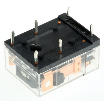 Omron PCB Mount Latching Power Relay, 12V dc Coil, 8A Switching Current, SPDT