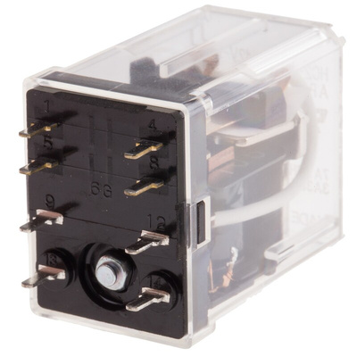 Panasonic PCB Mount Power Relay, 12V ac Coil, 7A Switching Current, DPDT