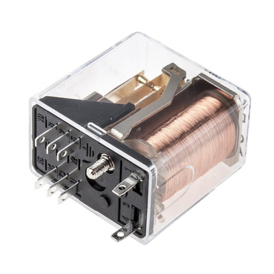 TE Connectivity PCB Mount Power Relay, 20V dc Coil, 5A Switching Current, DPDT