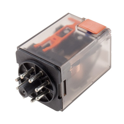 TE Connectivity Plug In Power Relay, 48V dc Coil, 10A Switching Current, DPDT