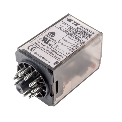 TE Connectivity Plug In Power Relay, 48V ac Coil, 10A Switching Current, 3PDT
