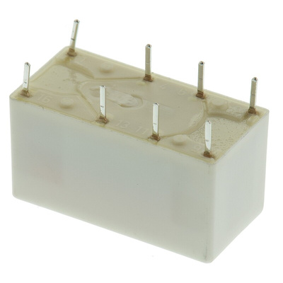 TE Connectivity PCB Mount Power Relay, 6V dc Coil, 3A Switching Current, DPDT