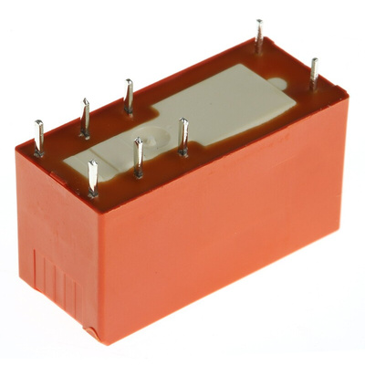 TE Connectivity PCB Mount Power Relay, 60V dc Coil, 8A Switching Current, DPDT
