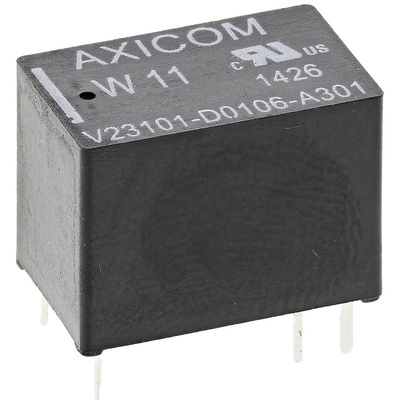 TE Connectivity PCB Mount Power Relay, 12V dc Coil, 3A Switching Current, SPDT