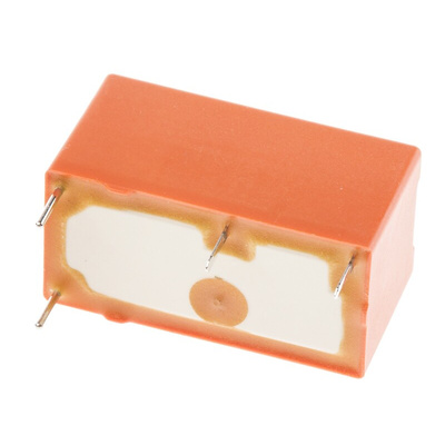 TE Connectivity PCB Mount Power Relay, 12V dc Coil, 6A Switching Current, SPST
