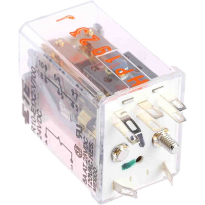 TE Connectivity Power Relay, 24V dc Coil, 5A Switching Current, DPDT